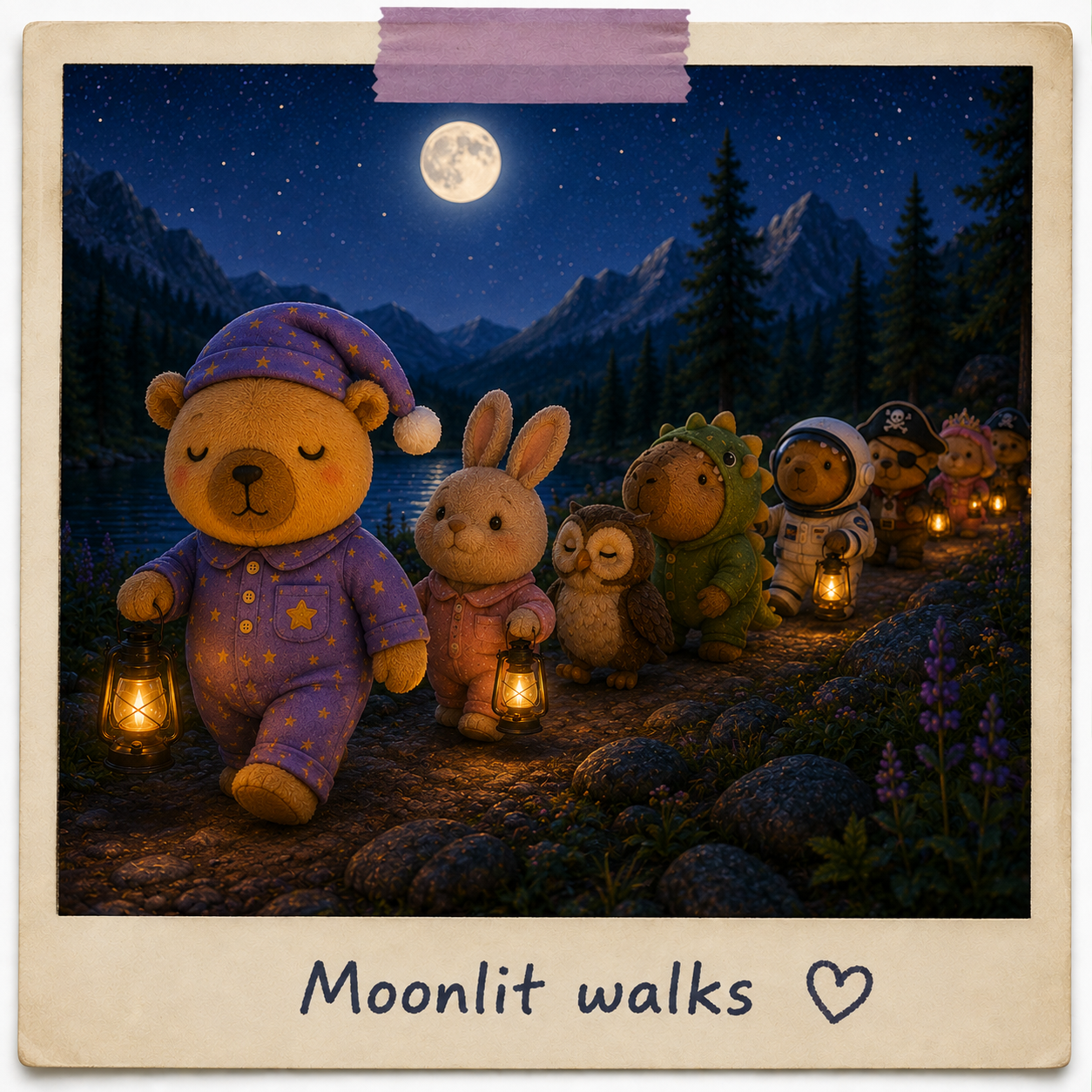Moonlit walks